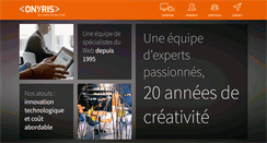 Desktop Screenshot of onyris.com